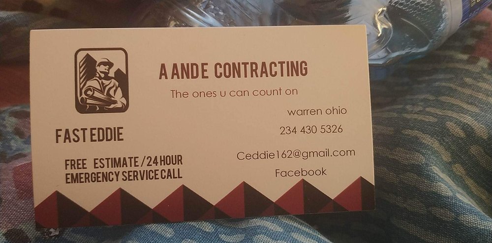 Slide of A and E Contracting