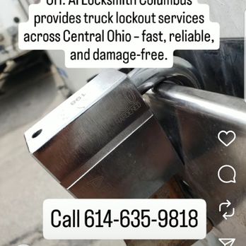 AI Locksmith Columbus - Big Rig Freightliner Padlock Lockout in New Albany, OH - Truck Locksmith Rescue by AI Locksmith Columbus - Keys & Locksmiths Near Me AI Locksmith Columbus - Big Rig Freightliner Padlock Lockout in New Albany, OH - Truck Locksmith Rescue by AI Locksmith Columbus - Keys & Locksmiths Near Me