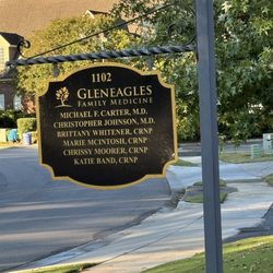Gleneagles Family Medicine - New sign for 2024
