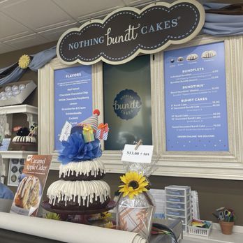 Nothing Bundt Cakes - Indoor menu board - Desserts Near Me - Brea, California