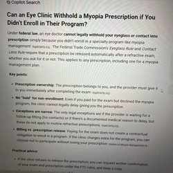 Advanced Eyecare Associates - Legal jargon