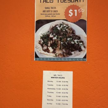 Mr. Taco - Taco Tuesday Taco - Mexican Near Me - Fremont, California