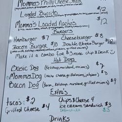 Momma's Truck - New Menu