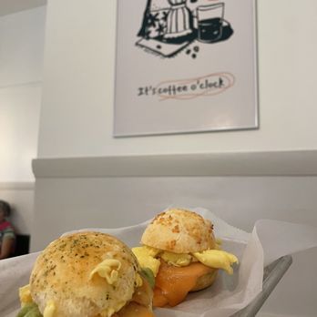 Bōm Dough - pao de queijo sandwiches (on the menu as gluten free sandwiches) - Breakfast & Brunch Near Me - Cambridge, Massachusetts Bōm Dough - pao de queijo sandwiches (on the menu as gluten free sandwiches) - Breakfast & Brunch Near Me - Cambridge, Massachusetts