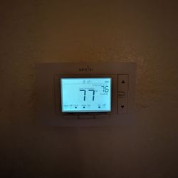 Christie's Appliance - It was 75 ° before I turned it up to 80° _ Preferred TEP low $$ adjustment _ Delivery did not readjust the settings.
