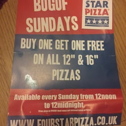 Four Star Pizza - Here's your Sunday dinner sorted