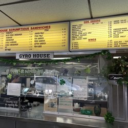 Gyro House - Menu and counter
