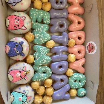Dream Donuts - Custom birthday order - Donuts Near Me - Clovis, California