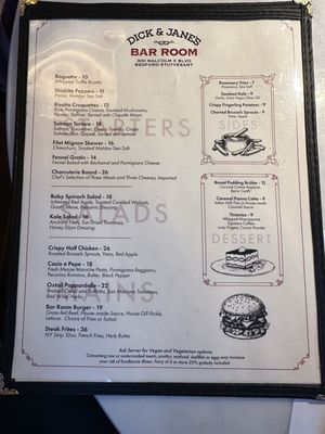 Menu photo 5 Dick and Jane's Bar Room Brooklyn, NY Menu photo 5 Dick and Jane's Bar Room Brooklyn, NY