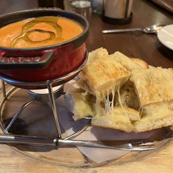 Fork - Tomato bisque fondue and grilled cheese - New American Near Me - Boise, Idaho Fork - Tomato bisque fondue and grilled cheese - New American Near Me - Boise, Idaho