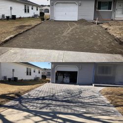 Driveway extension #pavers #concrete #masonry #tomsriver
