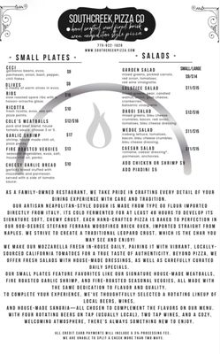 Menu photo 2 SouthCreek Pizza Reno, NV