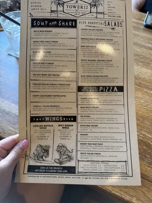 Menu photo 2 Tower 12 Hermosa Beach, CA Menu photo 2 Tower 12 Hermosa Beach, CA