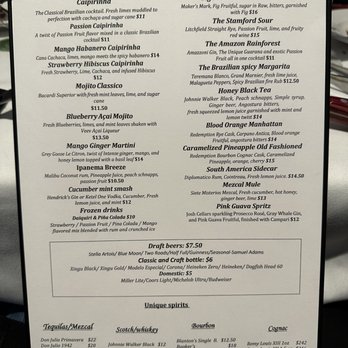 Terra Gaucha - Drinks/cocktails menu - Steakhouses Near Me - Stamford, Connecticut Terra Gaucha - Drinks/cocktails menu - Steakhouses Near Me - Stamford, Connecticut
