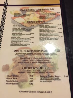 Menu photo 2 Hayashi Midtown Lubbock, TX