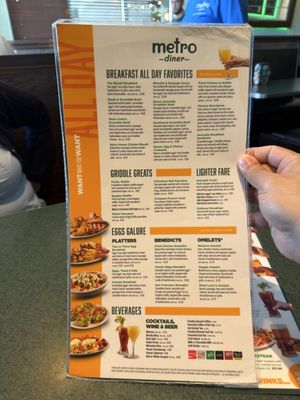 Menu photo 1 Metro Diner Tampa, FL Menu photo 1 Metro Diner Tampa, FL