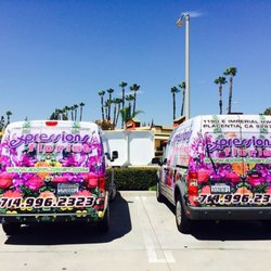 Expressions Florist - Catch us cruising around OC in our flower covered delivery vehicles!