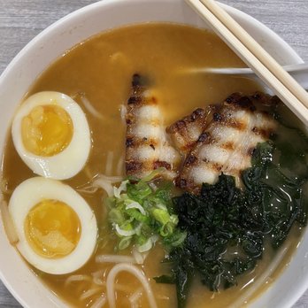 Sushi Plus One - Miso Ramen-Chashu Pork, Egg, Seaweed and Green Onion - Japanese Near Me - Murrieta, California