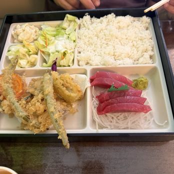 Yagura Restaurant - Sashimi & Vegetable Tempura Combo Plate @ $22.95 - Japanese Near Me - Honolulu, Hawaii Yagura Restaurant - Sashimi & Vegetable Tempura Combo Plate @ $22.95 - Japanese Near Me - Honolulu, Hawaii