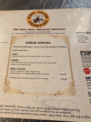 Menu photo 5 King Cajun Crawfish Orlando, FL Menu photo 5 King Cajun Crawfish Orlando, FL