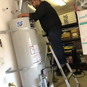 Alvarez Plumbing Services - julian installing a 75g water heater - Plumbing Near Me Alvarez Plumbing Services - julian installing a 75g water heater - Plumbing Near Me