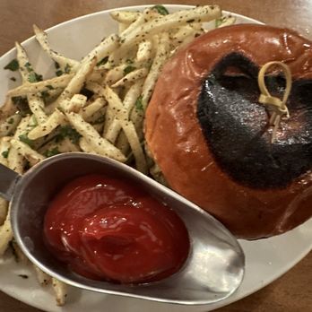 Dog & the Bank - Burger and fries - Cocktail Bars Near Me - Plainwell, Michigan