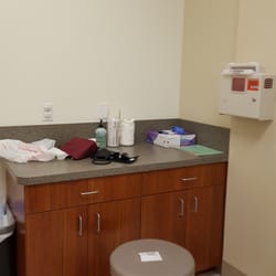 US Healthworks Medical Group - Counter with medical stuff