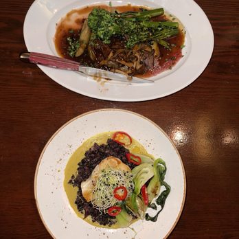 The Raymond 1886 - Ribeye Filet and Chilean Bass - New American Near Me - Pasadena, California The Raymond 1886 - Ribeye Filet and Chilean Bass - New American Near Me - Pasadena, California
