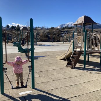 Arrowcreek Park - 2-5 year old playground zone (5-12 in the background, beyond the dinosaur) - Parks Near Me - Reno, Nevada