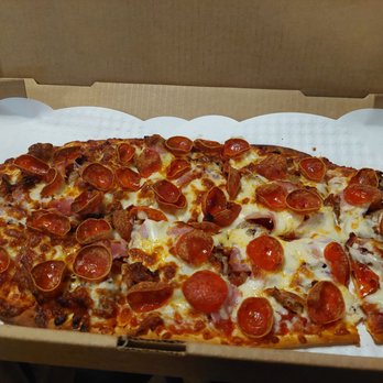 The Workshop Food Hall and Bar - Nasty. Meat raffle pizza, see the crunchy overcooked pepperoni. Returned  it for a refund. - Bars Near Me - Rochester, Minnesota