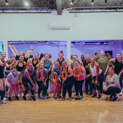 Drip Drop Fitness - 1000 class celebration for a member!