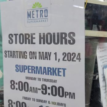Metro Supermarket - Hours NEW - Drugstores Near Me - Pasay, NCR