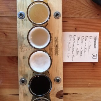 Backwoods Brewing - Beer Flight - Breweries Near Me - Portland, Oregon