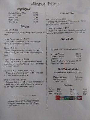 Menu photo 5 The Bricks by Maria Goodland, KS