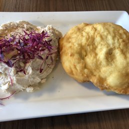 White bean hummus and frybread