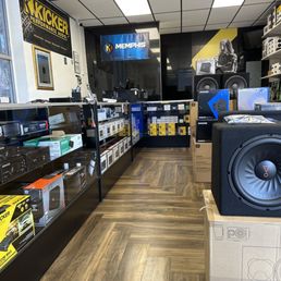 Inside store