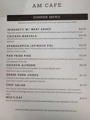 Menu photo 6 AM Cafe Stevensville, MI
