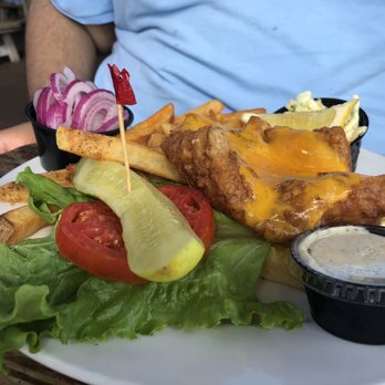 Nicks Fish House - Fries cod fish sandwich - Seafood Near Me - Baltimore, Maryland