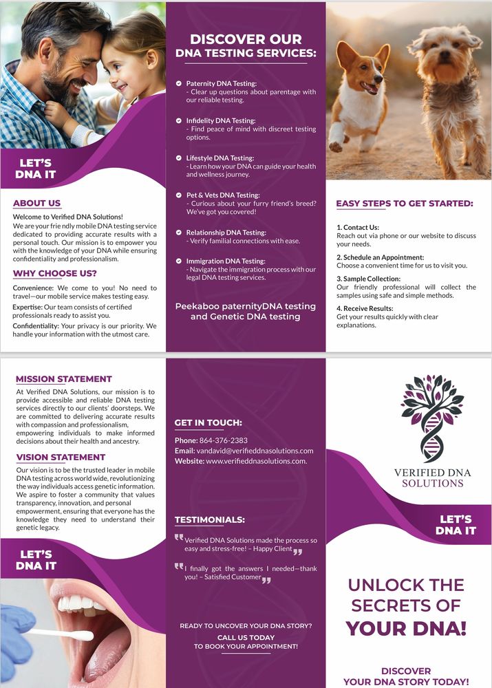 VERIFIED DNA SOLUTIONS - Updated August 2025 - 1451 Woodruff Rd ...