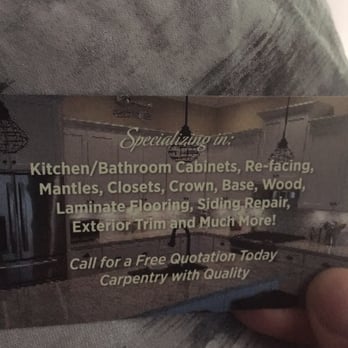 Kevin J Webber - Back of business cars - Carpenters Near Me Kevin J Webber - Back of business cars - Carpenters Near Me