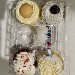 Just Baked - Banana pudding, Oreo, red velvet and lemon cupcakes