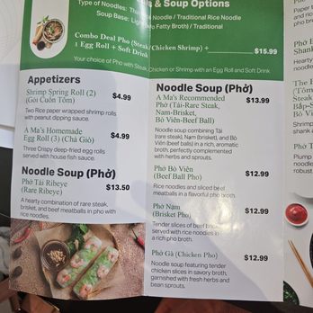 A Ma’s Kitchen & Pho - Noodles Near Me - Chandler, Arizona