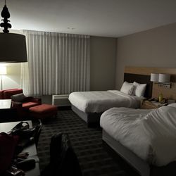 TownePlace Suites by Marriott San Bernardino Loma Linda - Here is my room double with my roommate already asleep