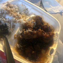 The most disgusting Gen Tso's chicken I ever had