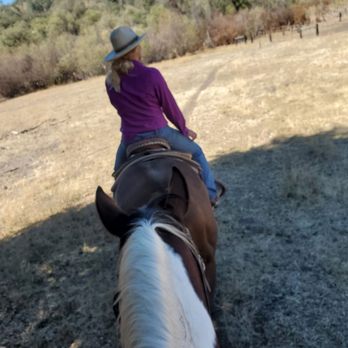 Central Coast Trailrides - Heading out with Olivia heading the way. - Horseback Riding Near Me