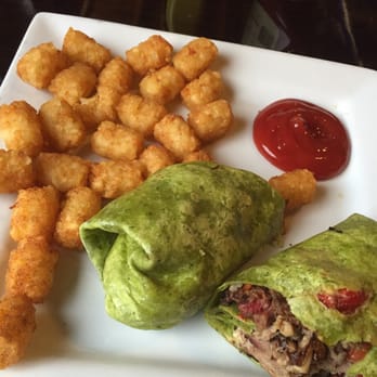 Hoppy Pig - Chicken and brisket wrap with tots. - Gastropubs Near Me - Bradley, Illinois