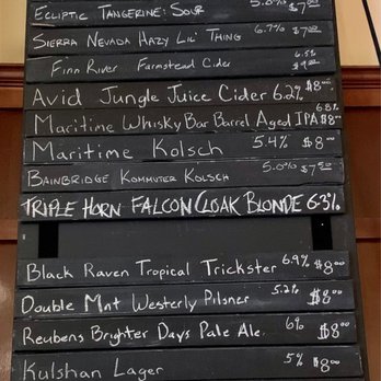 The Whisky Bar - Avid Cider and whisky cask IPA was amazing!! - Scottish Near Me - Seattle, Washington