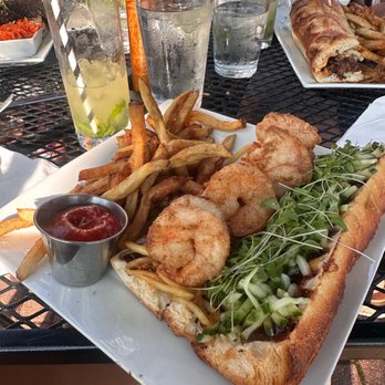 Underground Public House - Shrimp Po Boy - American Near Me - Carbondale, Illinois Underground Public House - Shrimp Po Boy - American Near Me - Carbondale, Illinois