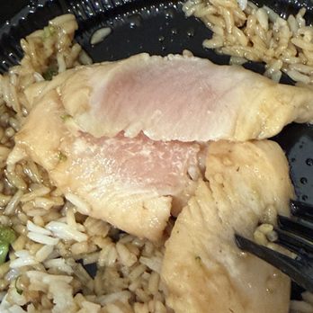 Pei Wei Asian Kitchen - Chicken & Broccoli where the chicken is practically raw - Asian Fusion Near Me - Miami, Florida