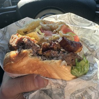 Burger 25 - Sorry, should have took a photo before I bit it. Bacon Royal all day! - Burgers Near Me - Brick Township, New Jersey